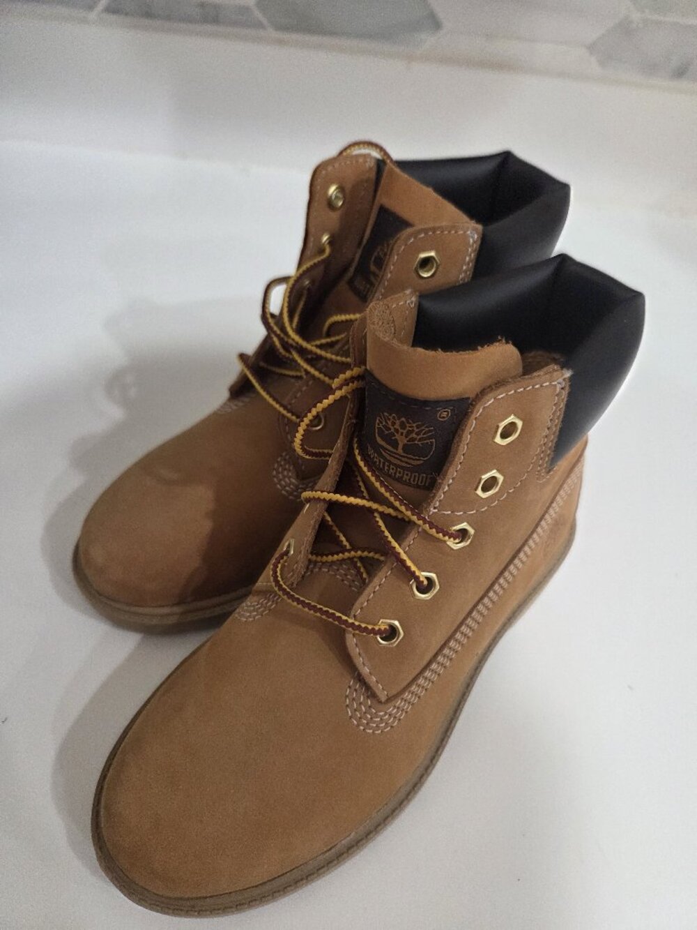 Timberland 6 Inch Premium Waterproof Boot 12709 Wheat Little Kids 1